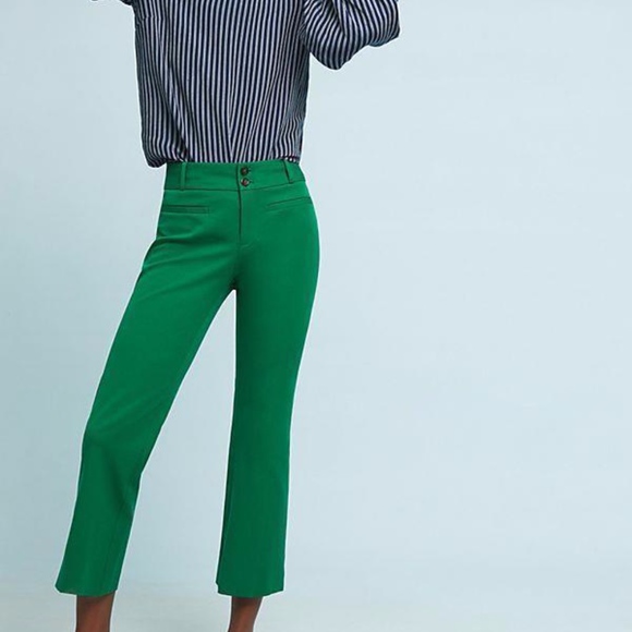 anthropologie essential crop flare